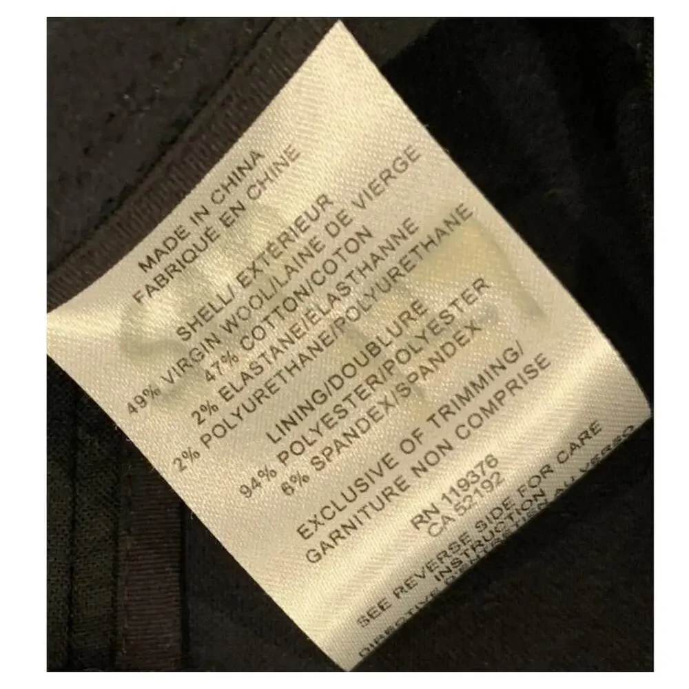 HELMUT LANG Origami Crepe Pierce Blazer Size 4